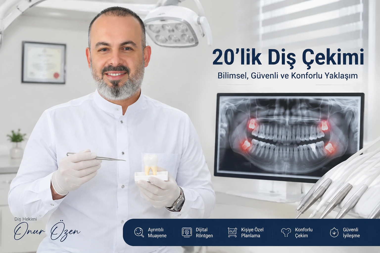 Antakya gömülü diş çekimi